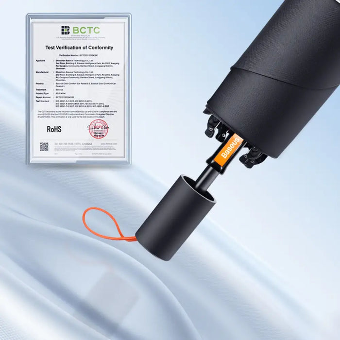 Windshield Sun Shade Umbrella Lite Baseus CoolRide small (black) - Other<<<Car accessories<<<InnproXML&&&Other car