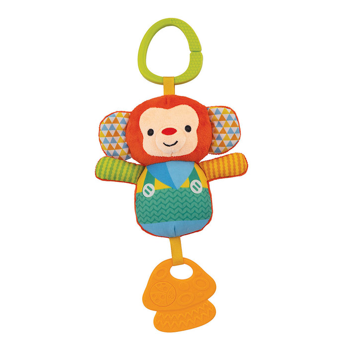 WinFun Plush Rattle - Monkey with a Scratching Post