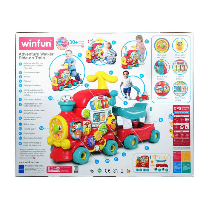 WINFUN Ride-On Train with Activities