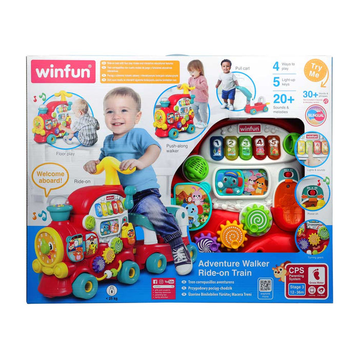 WINFUN Ride-On Train with Activities
