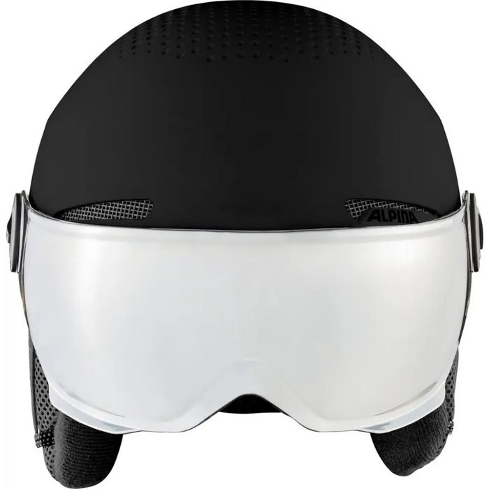 WINTER HELMET ALPINA ARBER VISOR Q LITE BLACK MATT 54-58 - HelmetsNTO-KAS<<<SkiingNTO<<<ActionPL