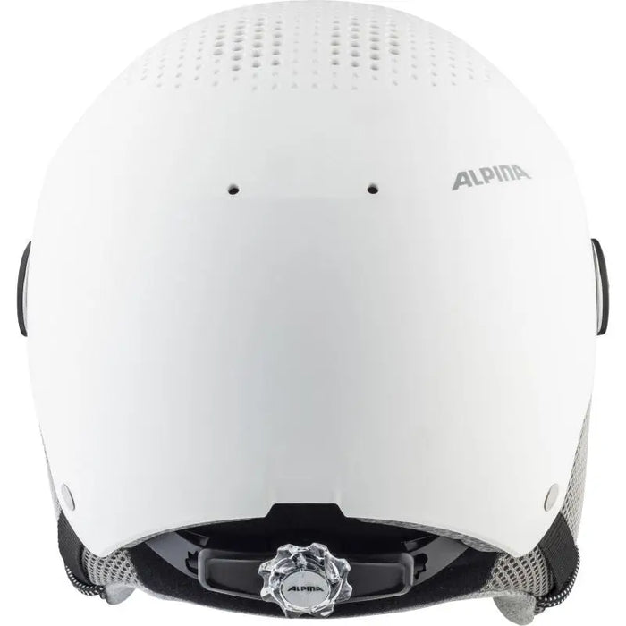 WINTER HELMET ALPINA ARBER VISOR Q-LITE WHITE MATT 54-58 - HelmetsNTO-KAS<<<SkiingNTO<<<ActionPL