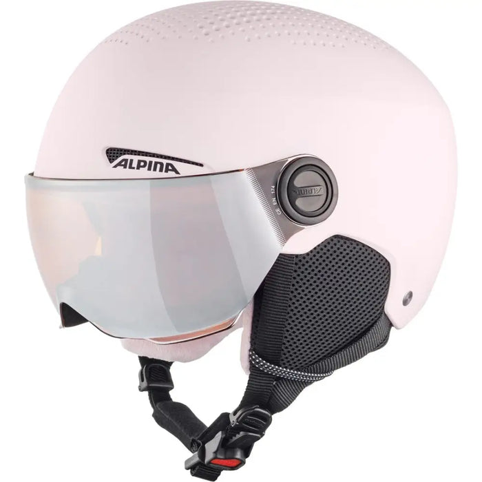 WINTER HELMET ALPINA ZUPO VISOR Q-LITE ROSE MATT 51-55 - HelmetsNTO-KAS<<<SkiingNTO<<<ActionPL