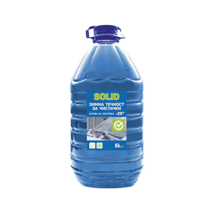 WINTER WIPER FLUID -25C 5L READY TO USE SOLID - Зимна течност за чистачки<<<Сезонни авто продукти<<<Авто и