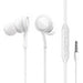 Wired Earphones JR-EW02 Half in Ear (White) - Wired<<<Headphones<<<Audio<<<InnproXML