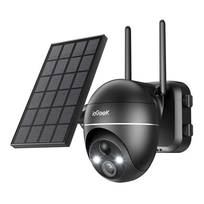 Wireless 5MP WiFi outdoor camera ieGeek ZS-GX4S black with solar panel - IP cameras<<<Smart Home<<<InnproXML