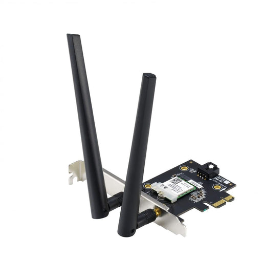 Wireless adapter ASUS PCE-AX1800 WiFi 6 PCI-e - Мрежови карти и адаптери<<<Network Accessories<<<Мрежи и умен