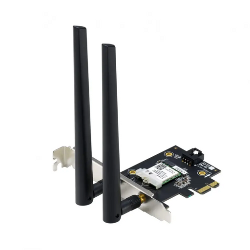 Wireless adapter ASUS PCE-AX1800 WiFi 6 PCI-e - Мрежови карти и адаптери<<<Network Accessories<<<Мрежи и умен