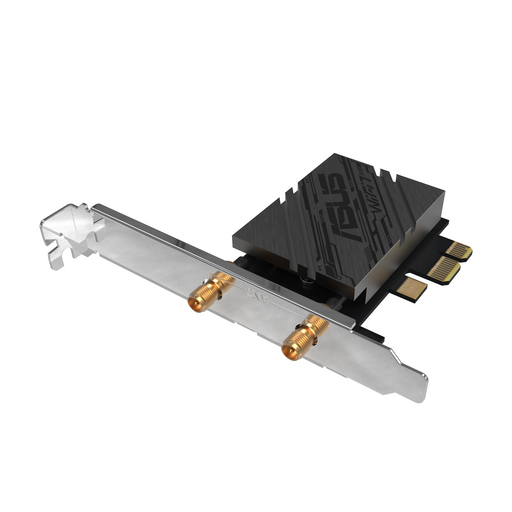 Wireless adapter ASUS PCE-BE92BT WiFi 7 PCI-e two external antennas and Bluetooth 5.4 - Мрежови карти и