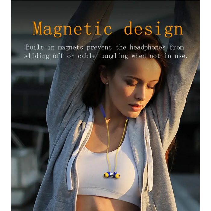 Wireless Bluetooth 4.2 Bluedio TN Headset with Grip to the Neck - Wireless Earphones