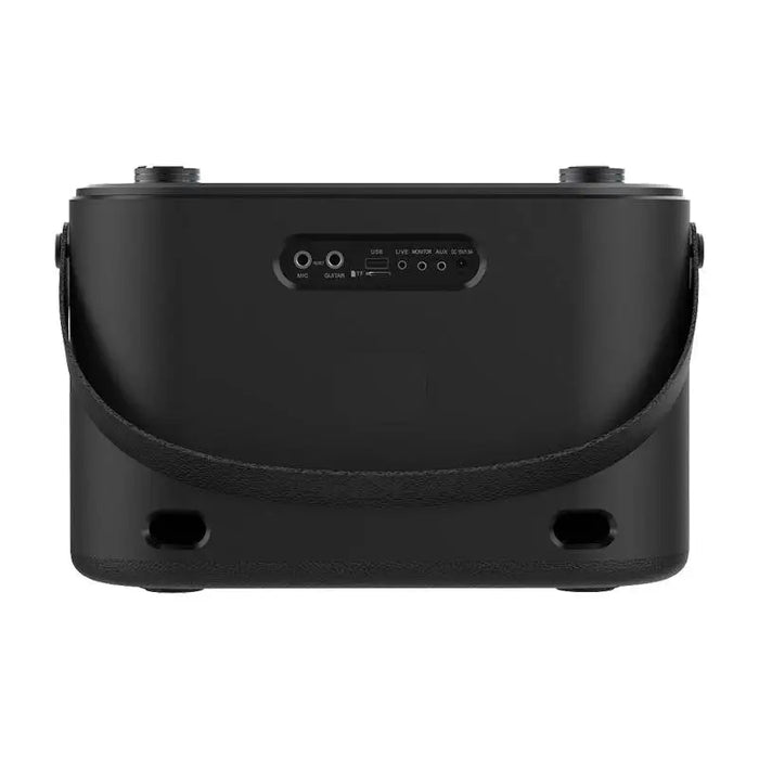Wireless Bluetooth Speaker W-KING H10 120W + 2 microphones (black) - Bluetooth portable