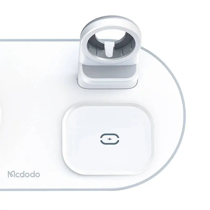 Wireless Charger Mcdodo CH-7060 3 in 1 15W (mobile/TWS/Apple watch) (white) - Car chargers<<<Chargers<<<GSM