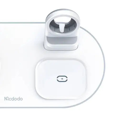 Wireless Charger Mcdodo CH-7060 3 in 1 15W (mobile/TWS/Apple watch) (white) - Car chargers<<<Chargers<<<GSM