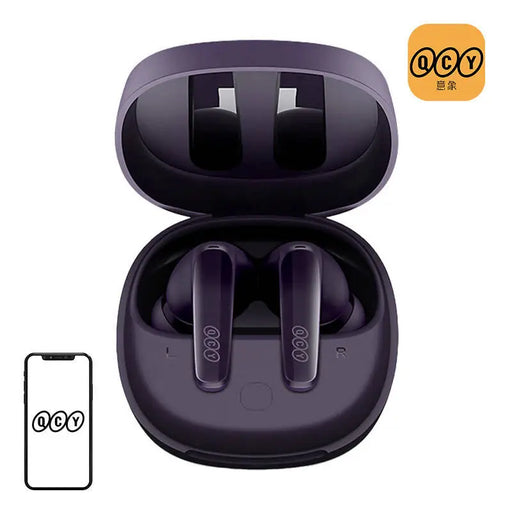 Wireless Earphones TWS QCY T13x (purple) - TWS<<<Wireless<<<Headphones<<<Audio<<<InnproXML