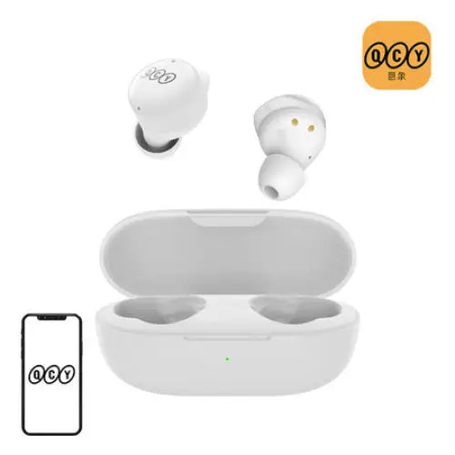 Wireless Earphones TWS QCY T17 (white) - TWS<<<Wireless<<<Headphones<<<Audio<<<InnproXML