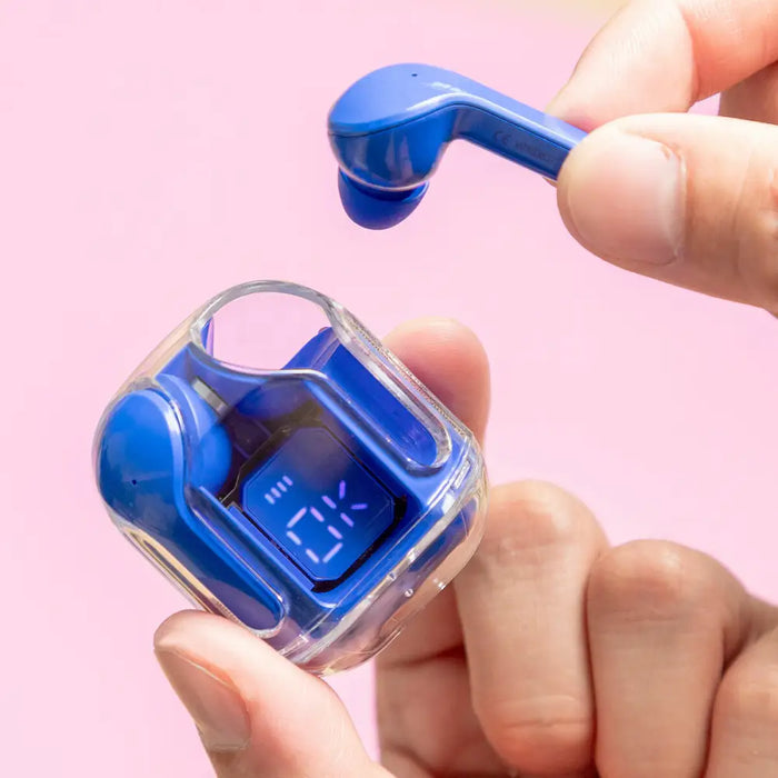 Wireless Earphones with Charging Case Blue InnovaGoods - Електроника Звук<<<Компютри| Електроника<<<BigBuy&&&Безжични