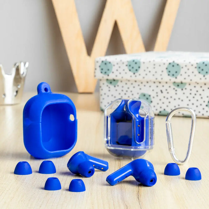 Wireless Earphones with Charging Case Blue InnovaGoods - Електроника Звук<<<Компютри| Електроника<<<BigBuy&&&Безжични