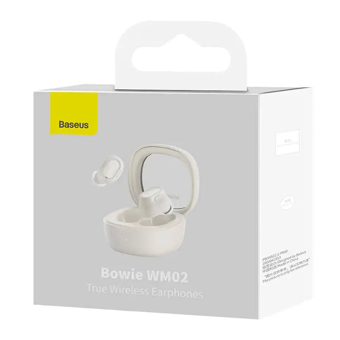 Wireless headphones Baseus Bowie WM02 TWS Bluetooth 5.0 (white)