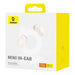 Wireless headphones Baseus Bowie WM02 TWS Bluetooth 5.0 (white) OS