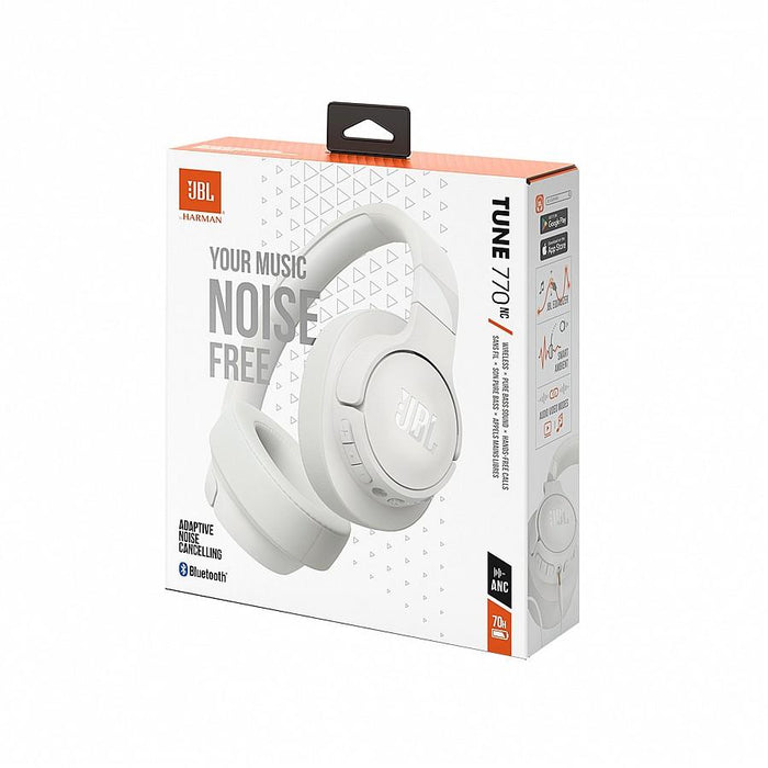 Wireless headphones JBL Tune T770NC White - Bluetooth слушалки<<<Мобилни телефони и