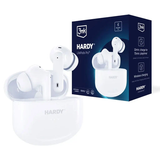 Wireless headphones with ANC 3mk HARDY LifePods Pro - white - Headphones and speakers<<<HurtelXML