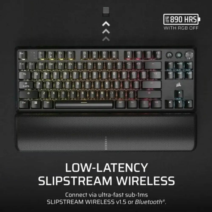 Wireless Keyboard Corsair CH-914901E-ES Black Spanish Qwerty - Електроника Периферни и резервни части<<<Компютри|