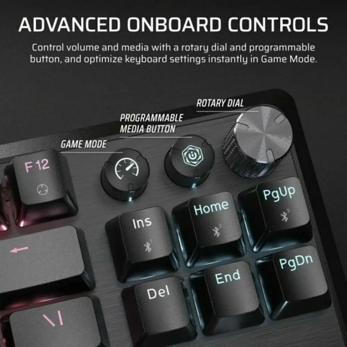 Wireless Keyboard Corsair CH-914901E-ES Black Spanish Qwerty - Електроника Периферни и резервни части<<<Компютри|