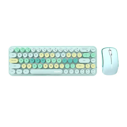 Wireless keyboard + mouse set MOFII Bean 2.4G (Green) - Sets<<<Keyboards<<<Gaming<<<InnproXML