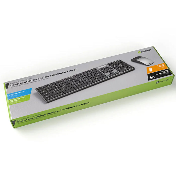 Wireless Keyboard Tracer TRAKLA46773 Black Qwerty US - Клавиатури<<<Електроника Периферни и резервни части<<<Компютри|