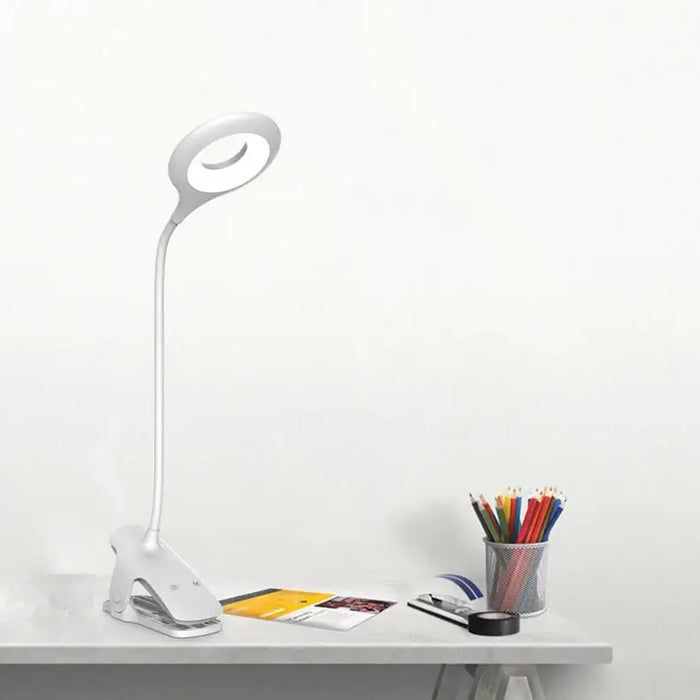 Wireless LED reading lamp with clip + black micro USB cable - Table lamps<<<HurtelXML
