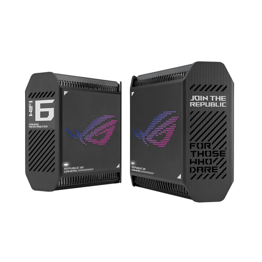 Wireless Mesh System ASUS ROG Rapture GT6 (B-2-PK) AX10000 WiFi 6 (802.11ax) - Рутери<<<Мрежи<<<Мрежи и умен