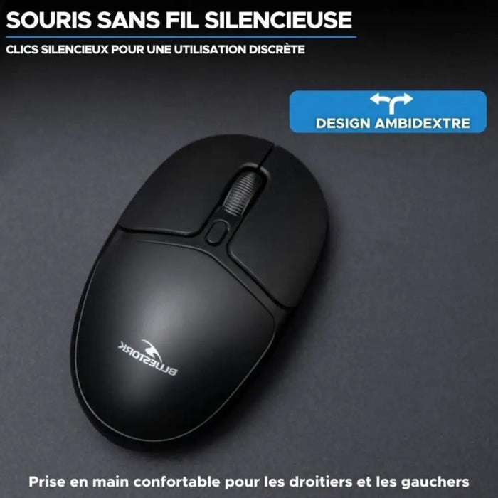 Wireless Mouse Bluestork Office 25 Black - Електроника Периферни и резервни части<<<Компютри|
