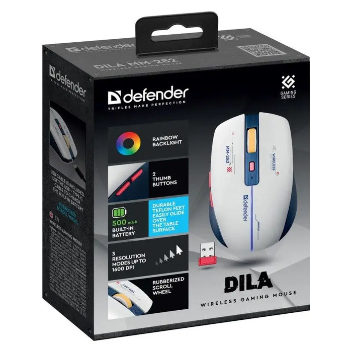 WIRELESS MOUSE DEFENDER DILA MM-282 RF 1800dpi 6P - MicePER-MYS<<<Input / Output DevicesPER<<<ActionPL