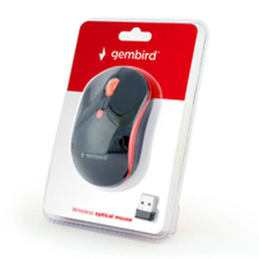 Wireless Mouse GEMBIRD MUSW-4B-03-R Black/Red (1 Unit) - Електроника Периферни и резервни части<<<Компютри|