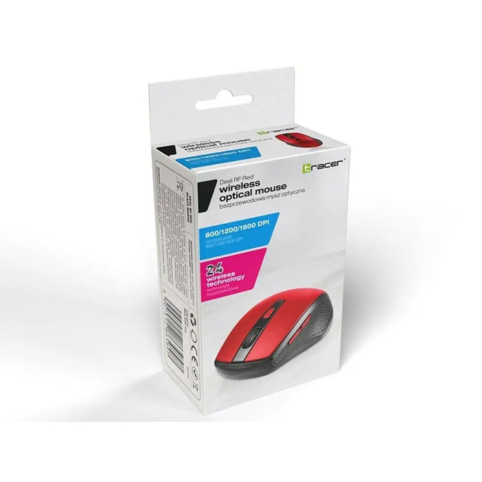 Wireless Mouse Tracer TRAMYS46750 Black Black/Red - Мишки & Mouse<<<Електроника Периферни и резервни части<<<Компютри|