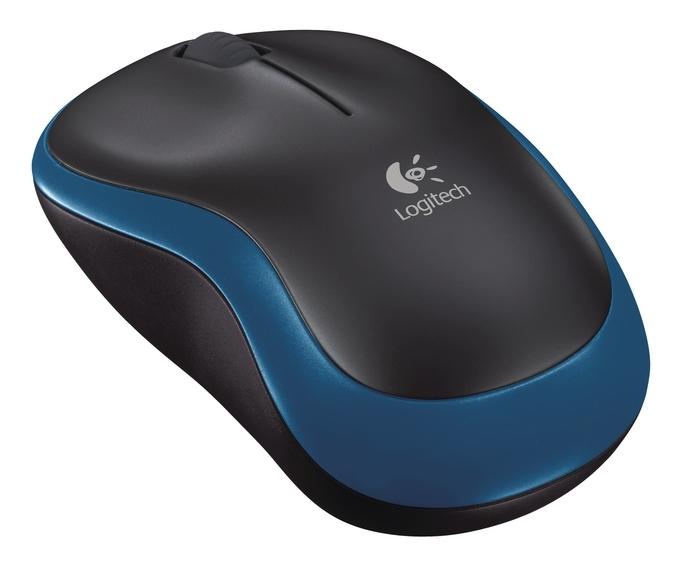 Wireless optical mouse LOGITECH M185 Blue USB - Mice<<<Logitech<<<LOGITECH<<<PolyComp&&&Мишки<<<Компютърна