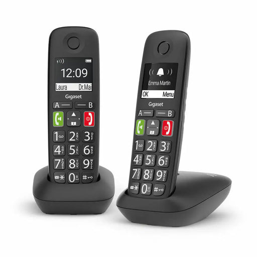 Wireless Phone Gigaset E290 Duo Black White - Електроника Телефони и таблети<<<Компютри|