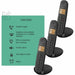 Wireless Phone Logicom ILOA 350 TRIO Black - Електроника Телефони и таблети<<<Компютри|