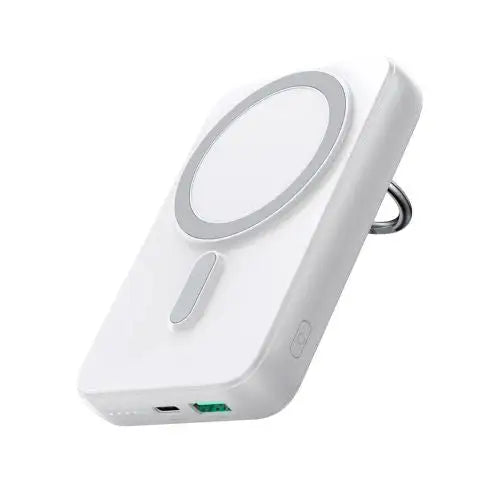 Wireless powerbank 10000mAh Joyroom JR-W050 20W MagSafe with stand + USB-C cable - white - Power