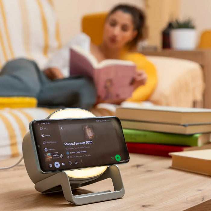 Wireless Speaker-Charger with LED Souwis InnovaGoods - Електроника Телефони и таблети<<<Компютри|