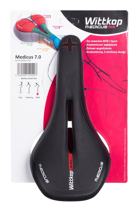 Bike Saddle Wittkop Medicus Twin 7.0