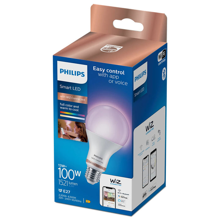 LED BULB E27 13W 2200-6500K 1521LM DIMMABLE MAT RGB WI-FI WIZ