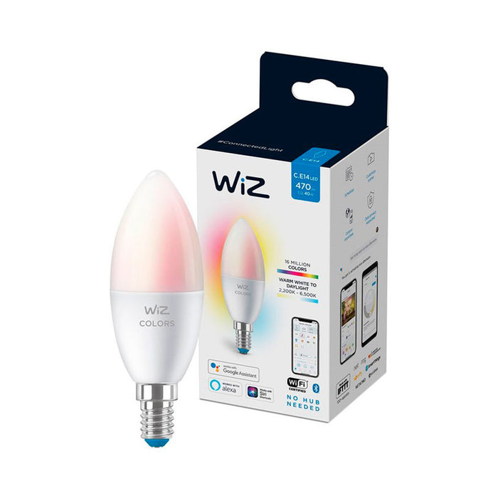 LED BULB CANDLE E14 4.9W 470LM 2200-6500K DIMMABLE WI-FI RGB WIZ