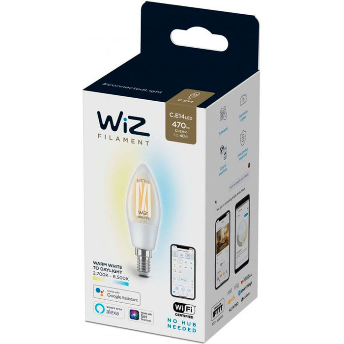 LED BULB FILAMENT E14 4.9W 27-65K 470LM DIMMABLE WI-FI WIZ