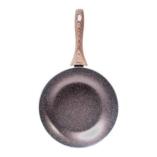WOK PAN 28CM BRIO MOCCA MARBLE - Съдове за готвене<<<Домашни потреби<<<Кухня<<<Praktiker
