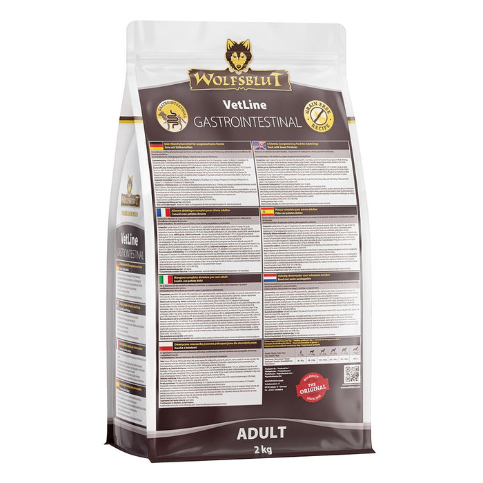 WOLFSBLUT VetLine Gastrointestinal Duck - dry dog food - 2kg