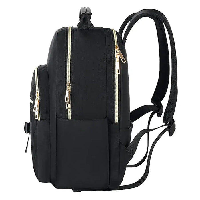 Women’s 10.5’’ travel backpack with makeup bag Matein 1342 Black - Bags cases backpacks<<<IT Accessories<<<InnproXML