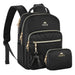 Women’s 10.5’’ travel backpack with makeup bag Matein 1342 Black - Bags cases backpacks<<<IT Accessories<<<InnproXML