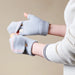 Women’s/children’s winter phone gloves - gray - Cycling gloves<<<HurtelXML