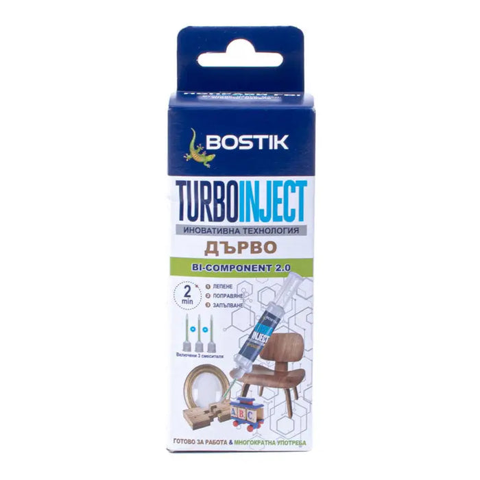 WOOD GLUE 10 G 3 TIPS BOSTIK TURBO INJECT - Лепила<<<Лепила и ленти<<<Бои и лакове<<<Praktiker&&&Лепила<<<Лепила и